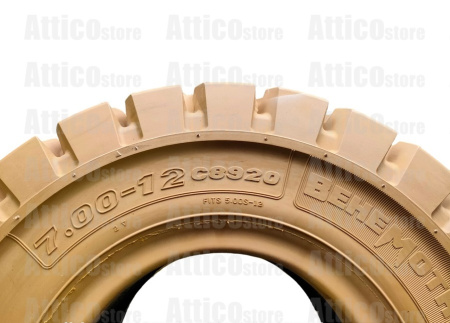 Шина цельнолитая CST 7.00-12 C8920 BEHEMOTH NM